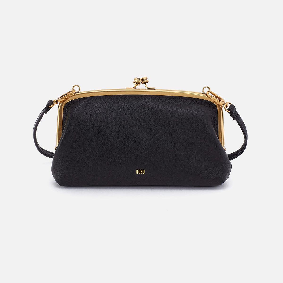 HOBO Cora Wallet Crossbody In Pebbled Leather - Black