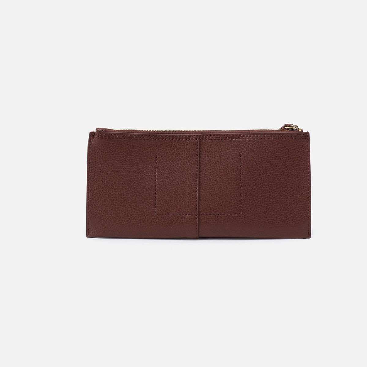 HOBO Vida Large Pouch in Micro Pebbled Leather - Chocolate