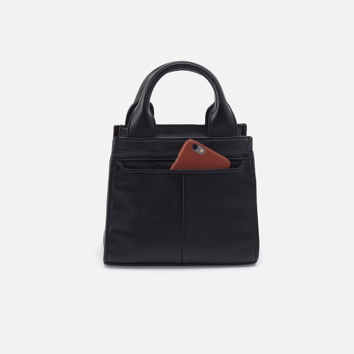 HOBO Cass Small Tote In Pebbled Leather - Black