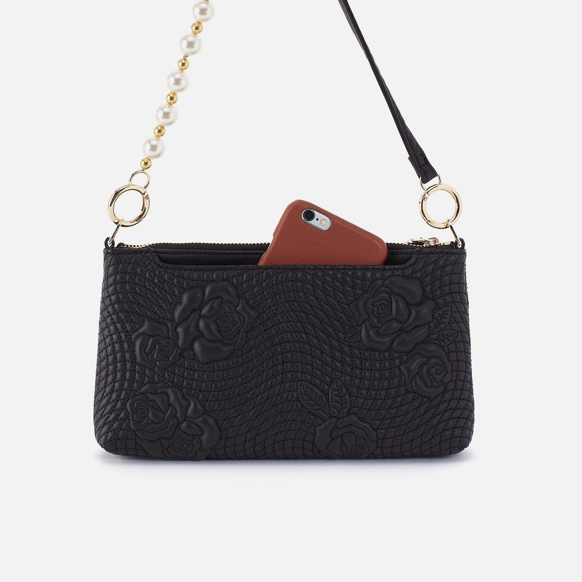 HOBO Darcy Crossbody In Smooth Leather - Black
