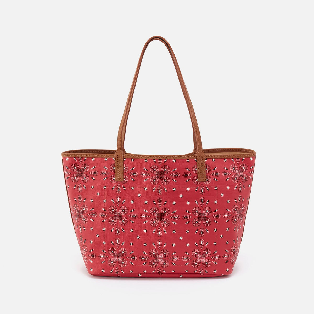 HOBO All That Tote In Coated Canvas - Red Journey Bandana