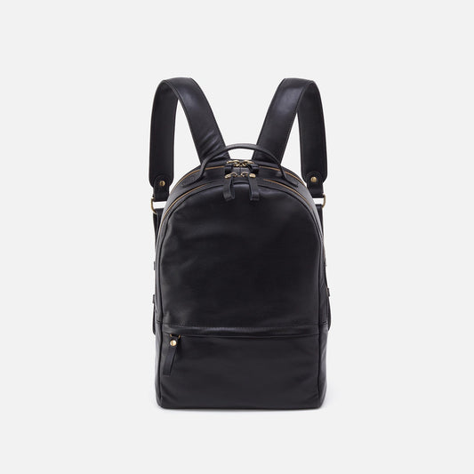 HOBO Maddox Backpack in Silk Napa Leather - Black