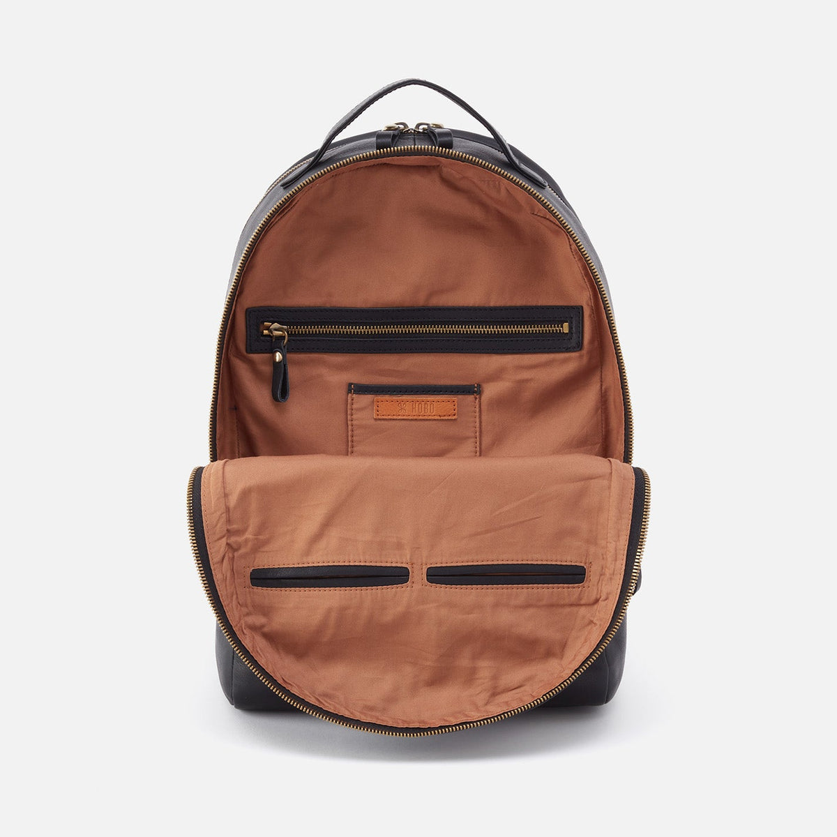 HOBO Maddox Backpack in Silk Napa Leather - Black