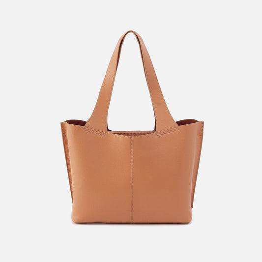 HOBO Vida Tote in Micro Pebbled Leather - Biscuit