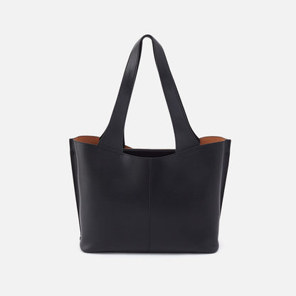 HOBO Vida Tote in Micro Pebbled Leather - Black