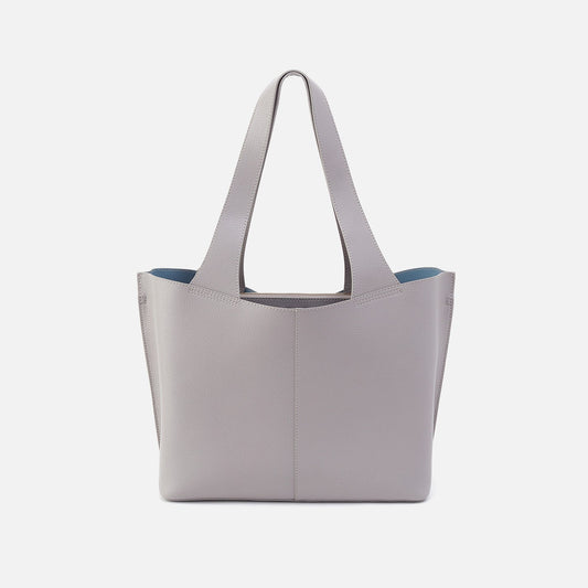 HOBO Vida Tote in Micro Pebbled Leather - Morning Dove Grey