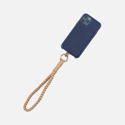 HOBO Leather Cord Strap In Coated Leather Cording - Golden