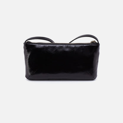 HOBO Cara Crossbody In Polished Leather - Black