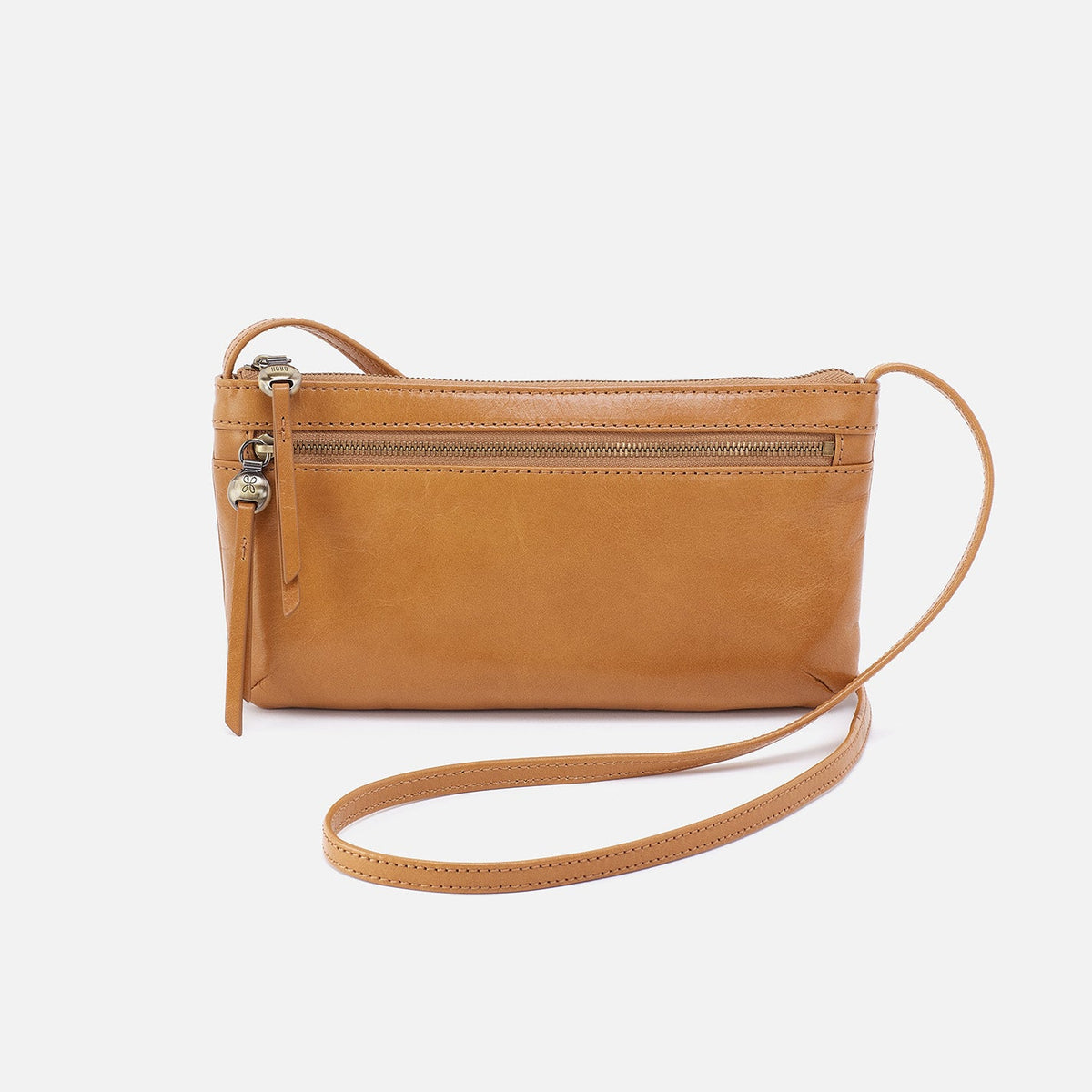 HOBO Cara Crossbody In Polished Leather - Natural