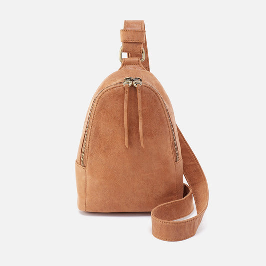 HOBO Fern Sling In Buffed Leather - Whiskey
