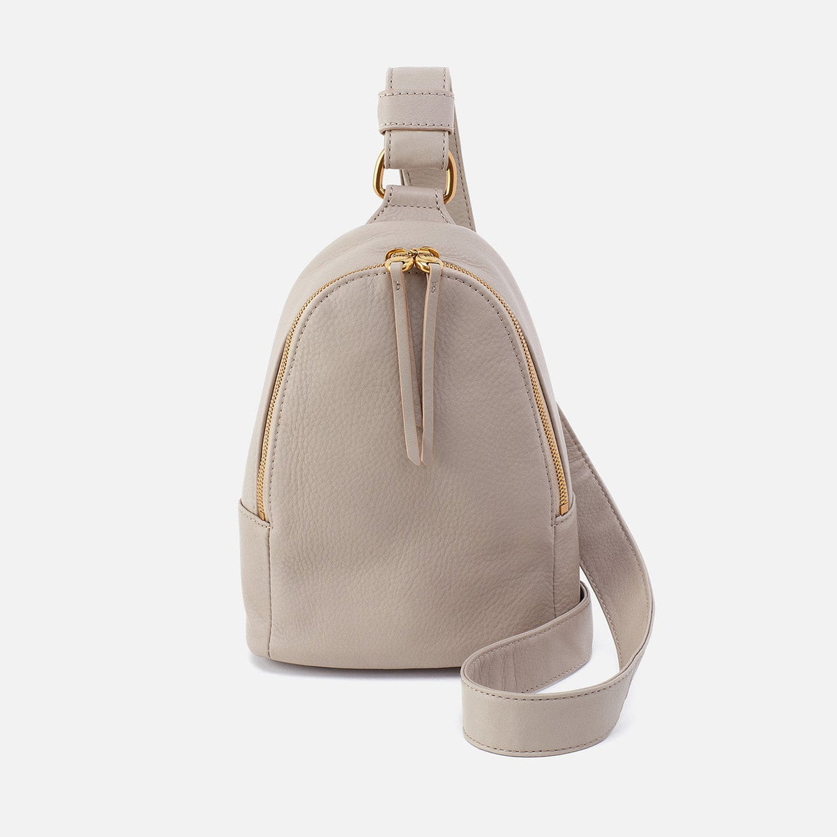 HOBO Fern Sling In Pebbled Leather - Taupe