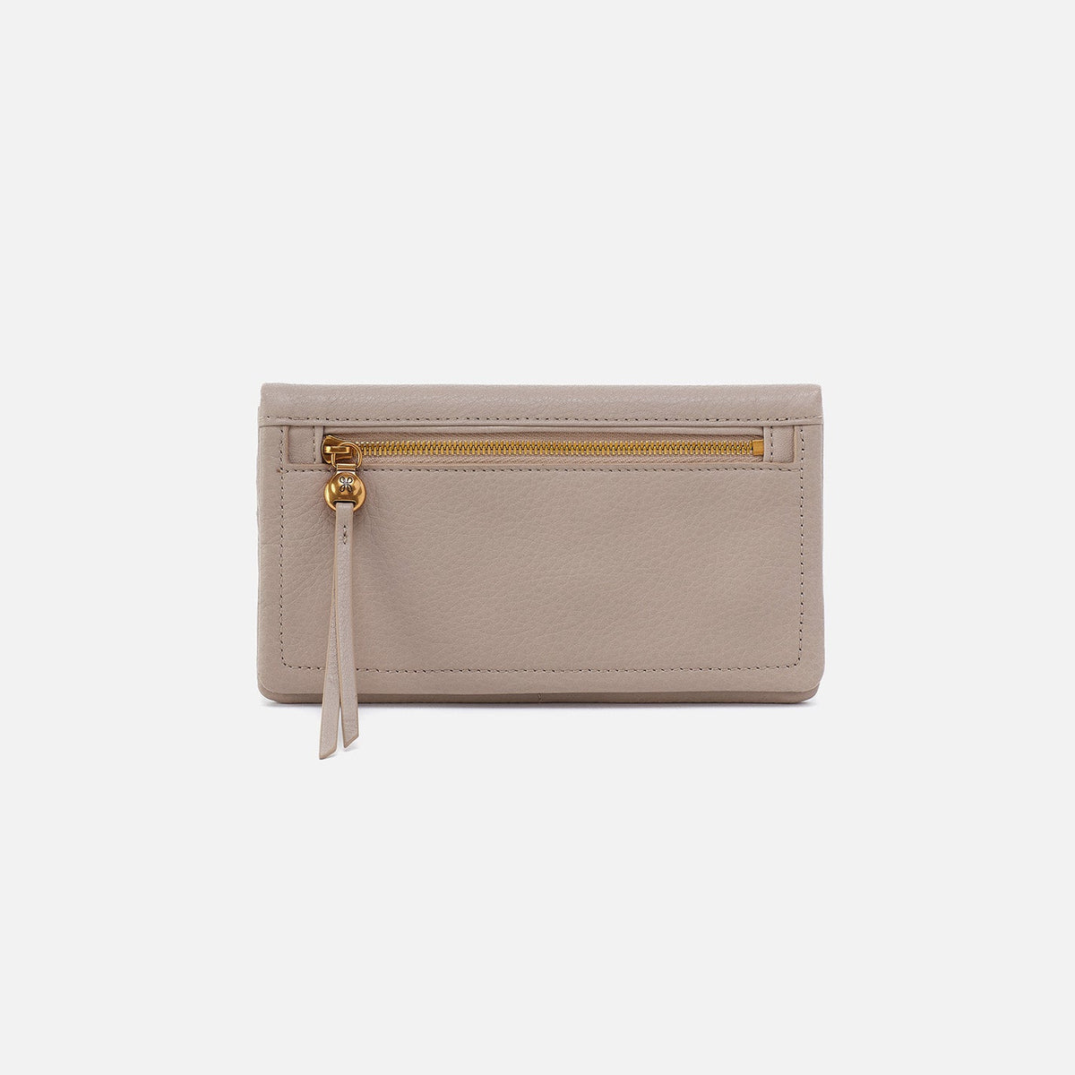 HOBO Lumen Continental Wallet In Pebbled Leather - Taupe