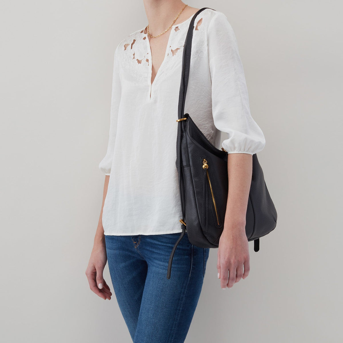 HOBO Merrin Convertible Backpack In Pebbled Leather - Taupe