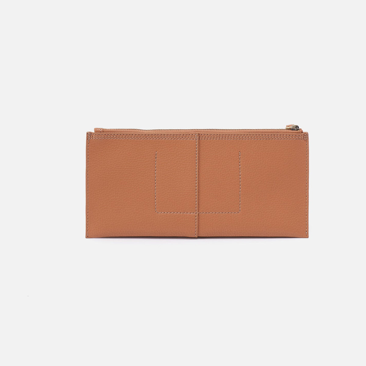 HOBO Vida Large Pouch in Micro Pebbled Leather - Biscuit