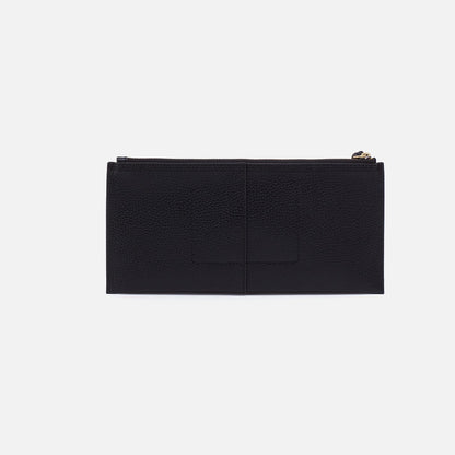 HOBO Vida Large Pouch in Micro Pebbled Leather - Black