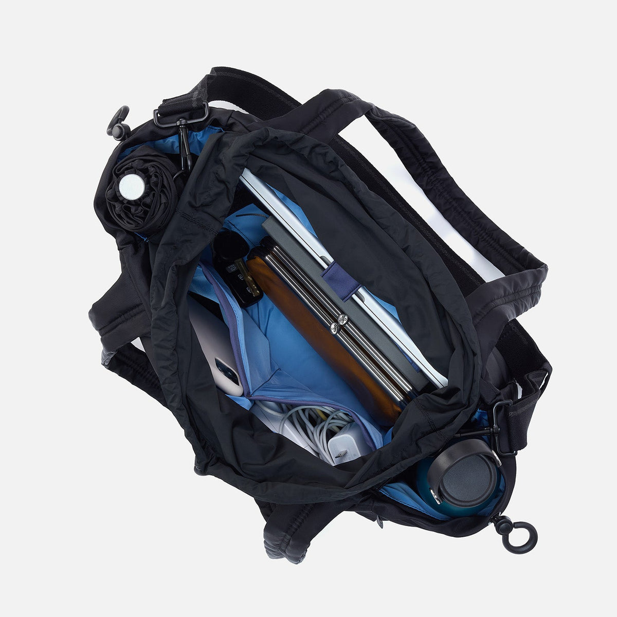 HOBO ALL IN ONE Tote in CaRefiber recycled nylon - Jet