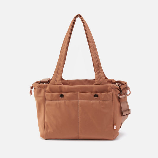 HOBO ALL IN ONE Tote in CaRefiber recycled nylon - Dune