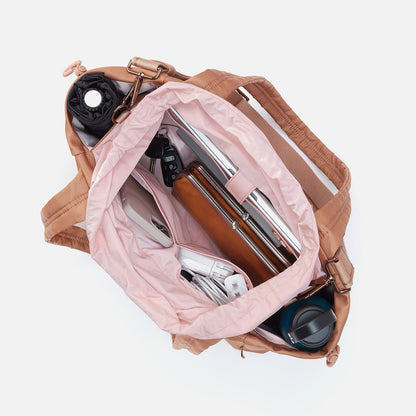 HOBO ALL IN ONE Tote in CaRefiber recycled nylon - Dune