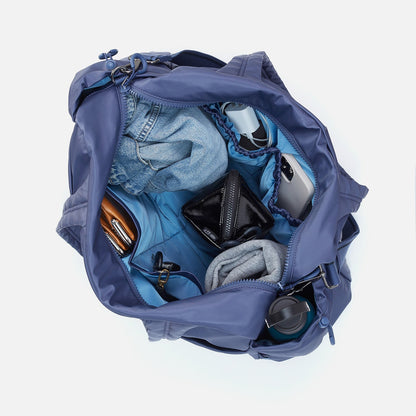HOBO GET AWAY Duffle in CaRefiber recycled nylon - Ocean