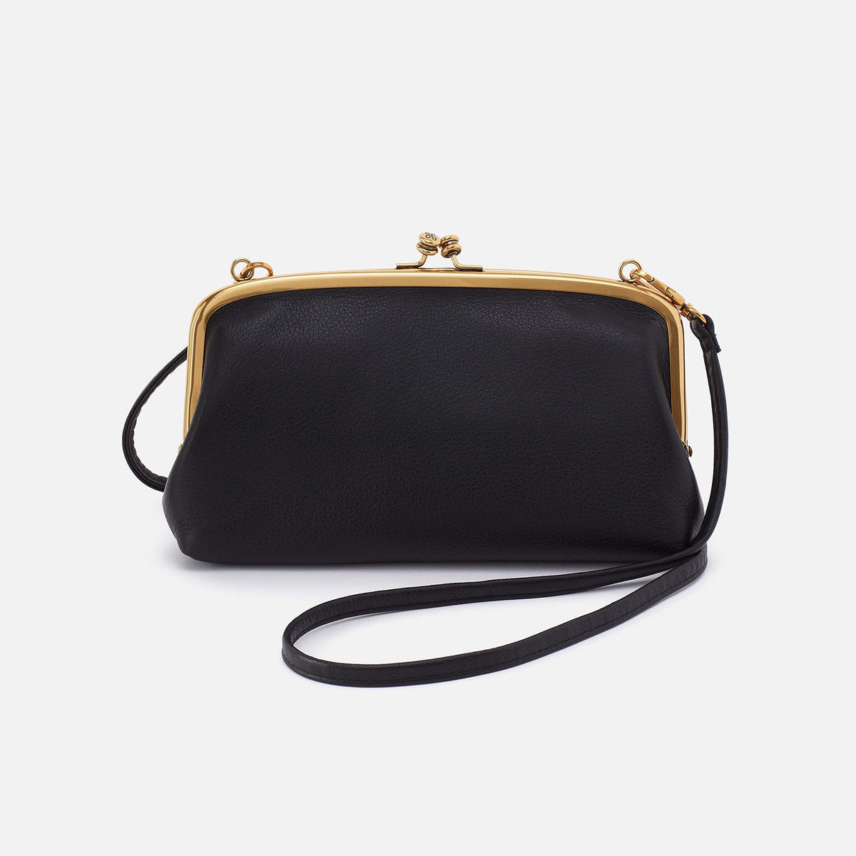 HOBO Cora Wallet Crossbody In Pebbled Leather - Black