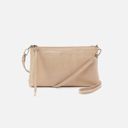 HOBO Darcy Crossbody In Polished Leather - Quartz