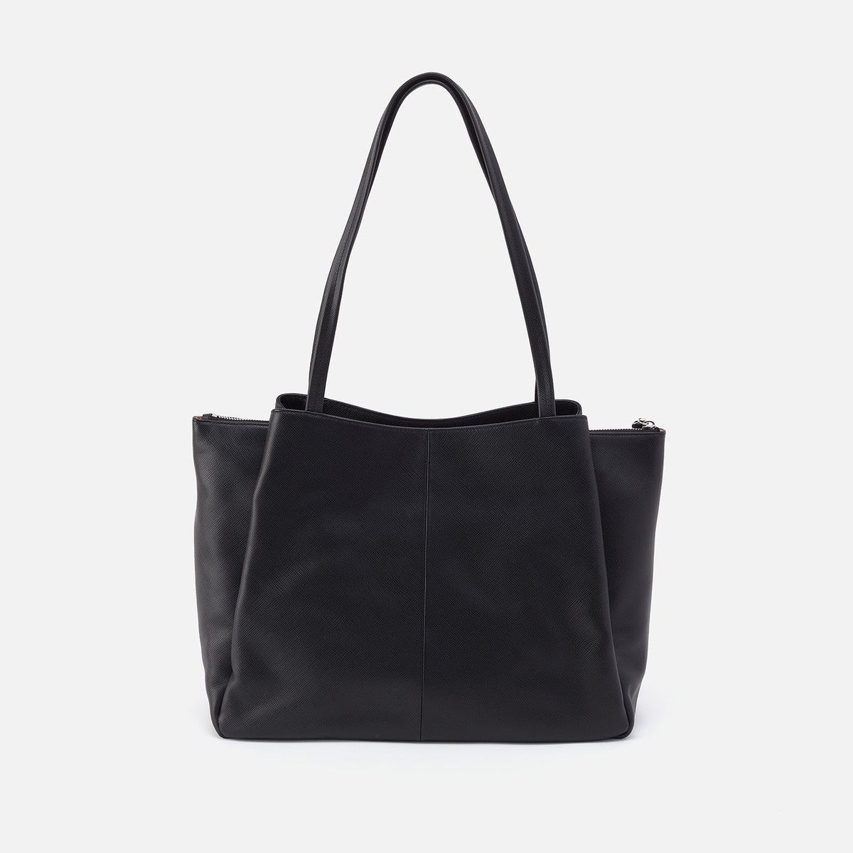HOBO Essential Large Tote In Soft Saffiano Leather - Black