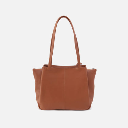 HOBO Essential Medium Tote In Soft Saffiano Leather - Lion