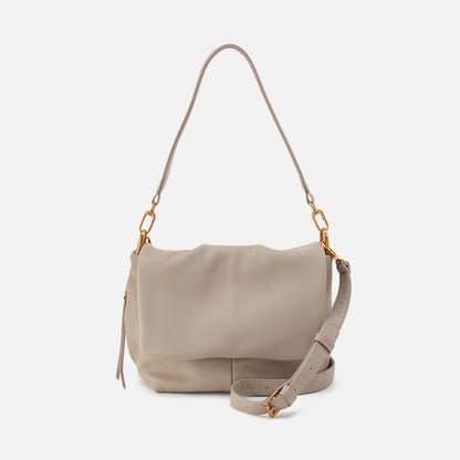 HOBO Harley Convertible Shoulder Bag In Pebbled Leather - Taupe