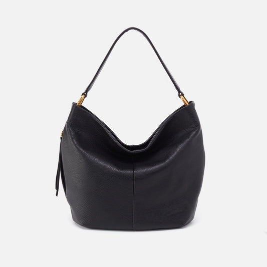 HOBO Harley Hobo In Pebbled Leather - Black