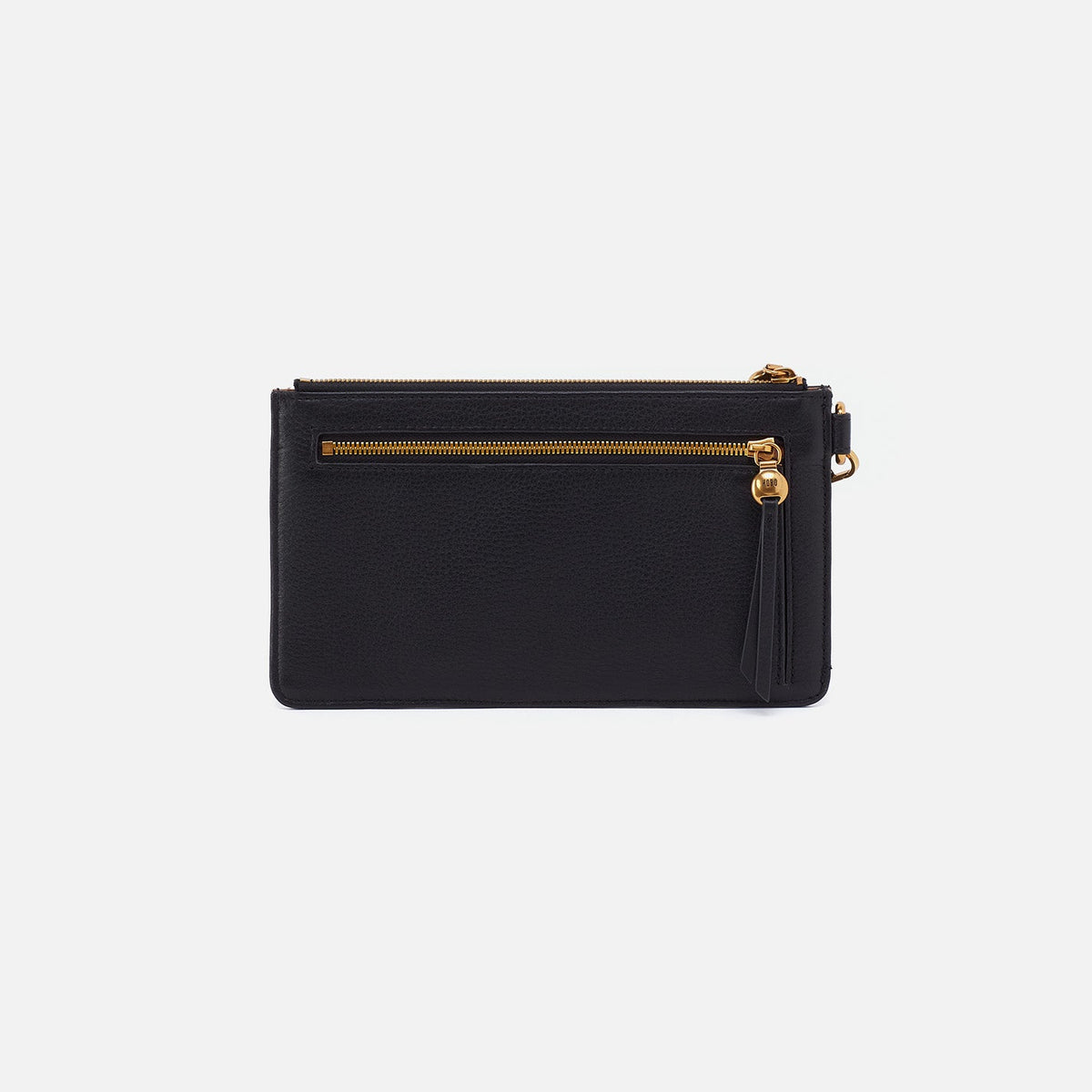 HOBO Hart Wristlet In Pebbled Leather - Black