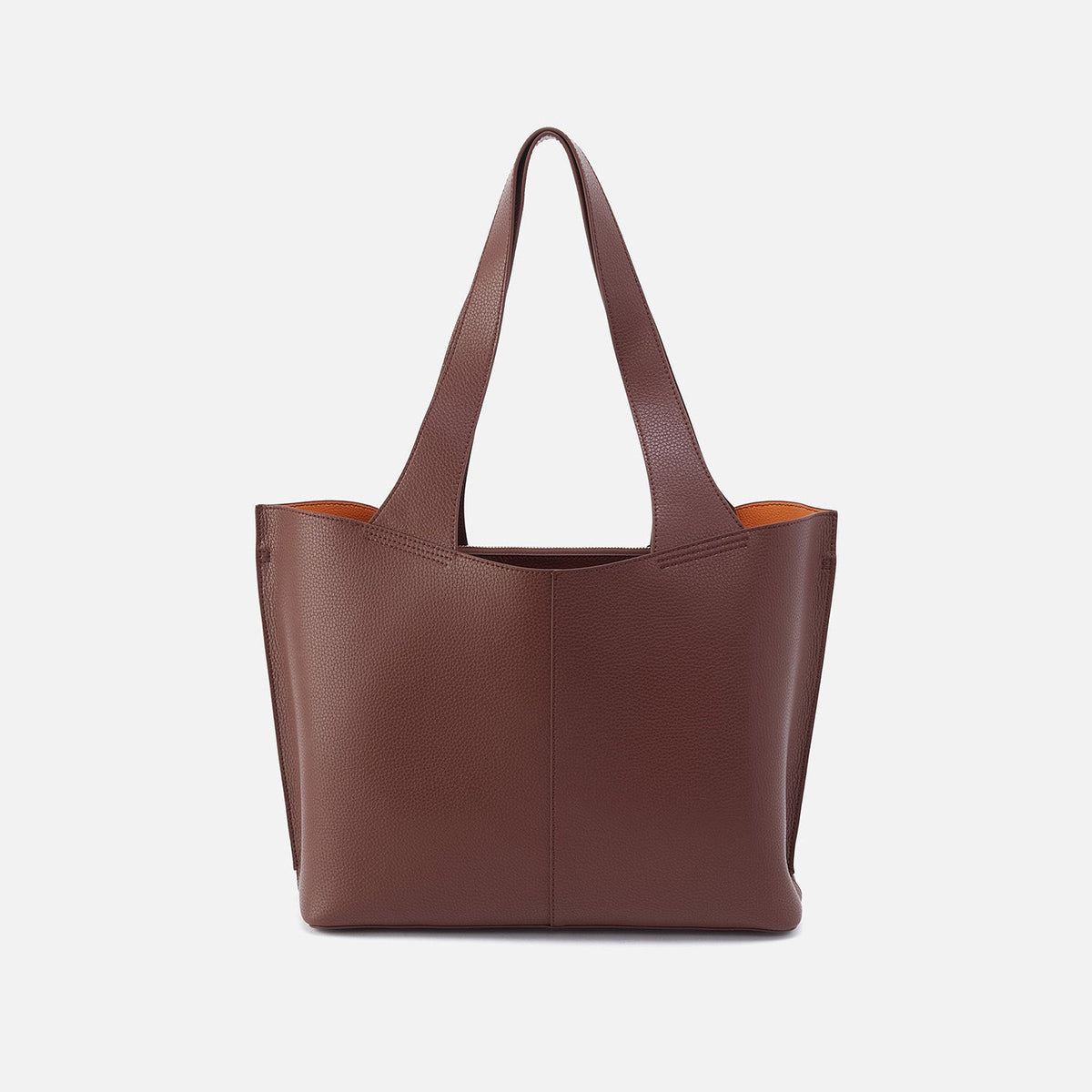 HOBO Vida Tote In Micro Pebbled Leather - Chocolate
