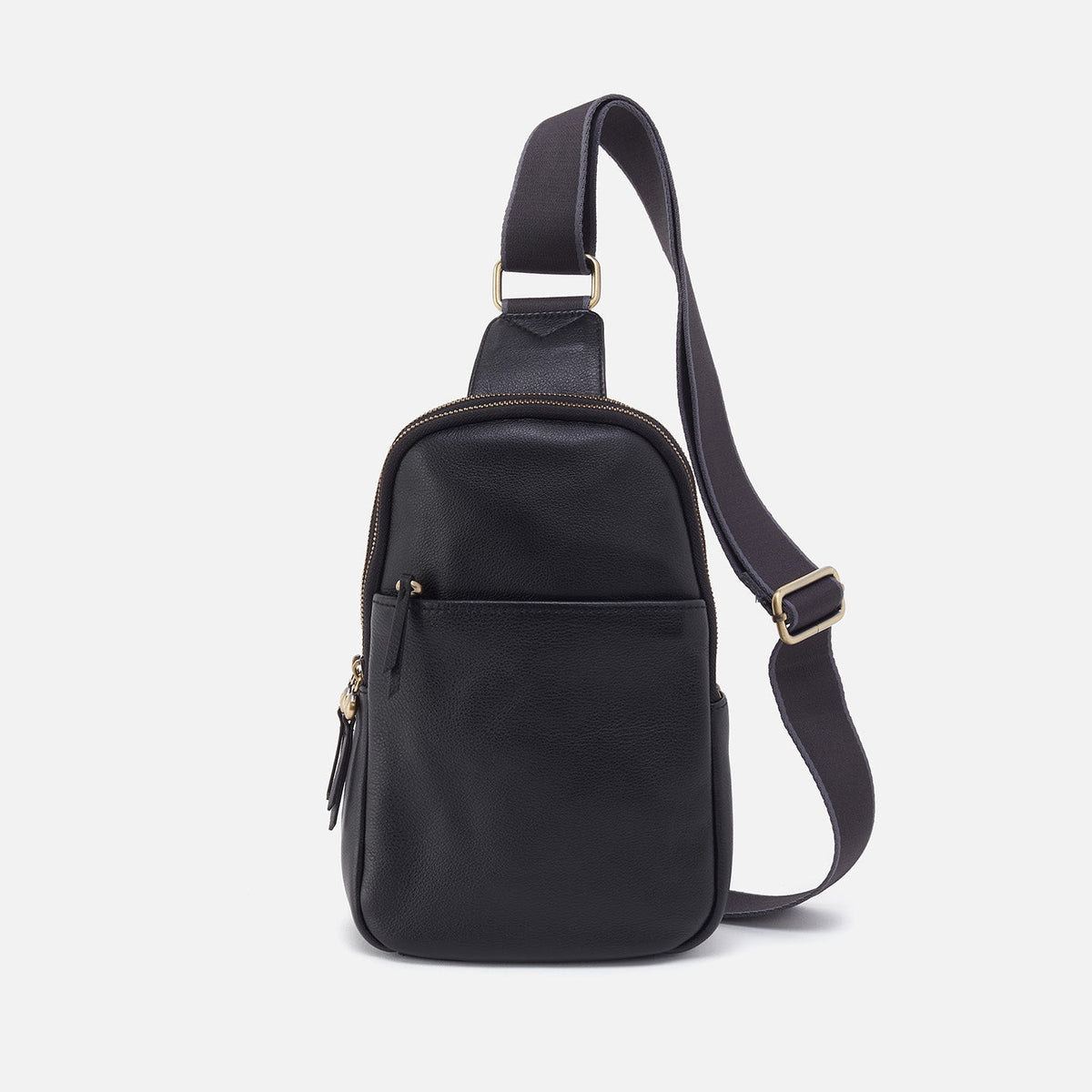 HOBO Cass Sling In Pebbled Leather - Black