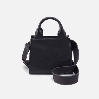 HOBO Cass Small Tote In Pebbled Leather - Black