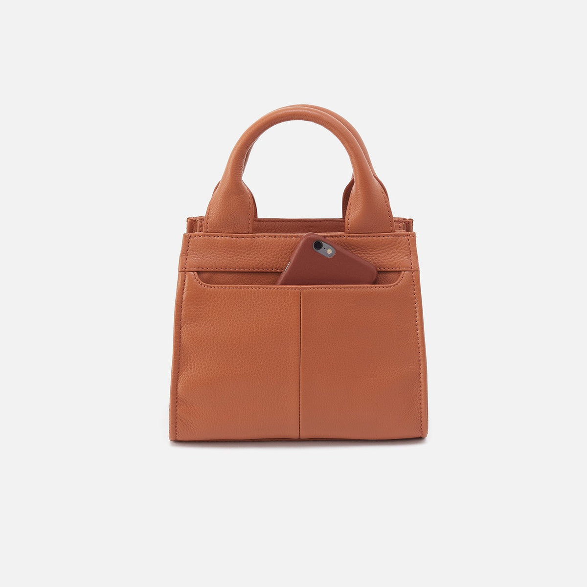 HOBO Cass Small Tote In Pebbled Leather - Butterscotch
