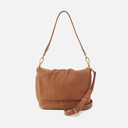 HOBO Harley Convertible Shoulder Bag in Pebbled Leather - Warm Honey