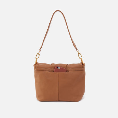 HOBO Harley Convertible Shoulder Bag in Pebbled Leather - Warm Honey