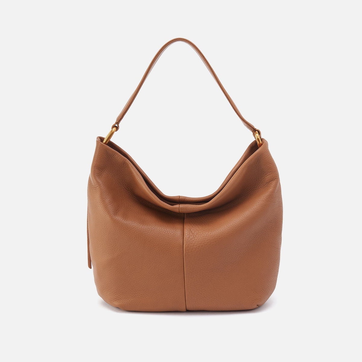 HOBO Harley Hobo In Pebbled Leather - Warm Honey