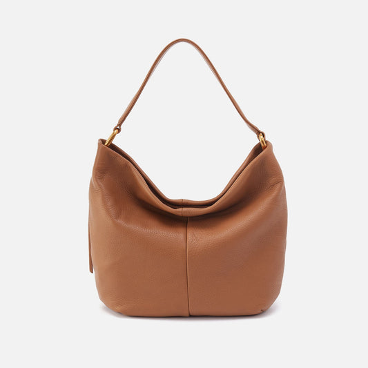 HOBO Harley Hobo In Pebbled Leather - Warm Honey
