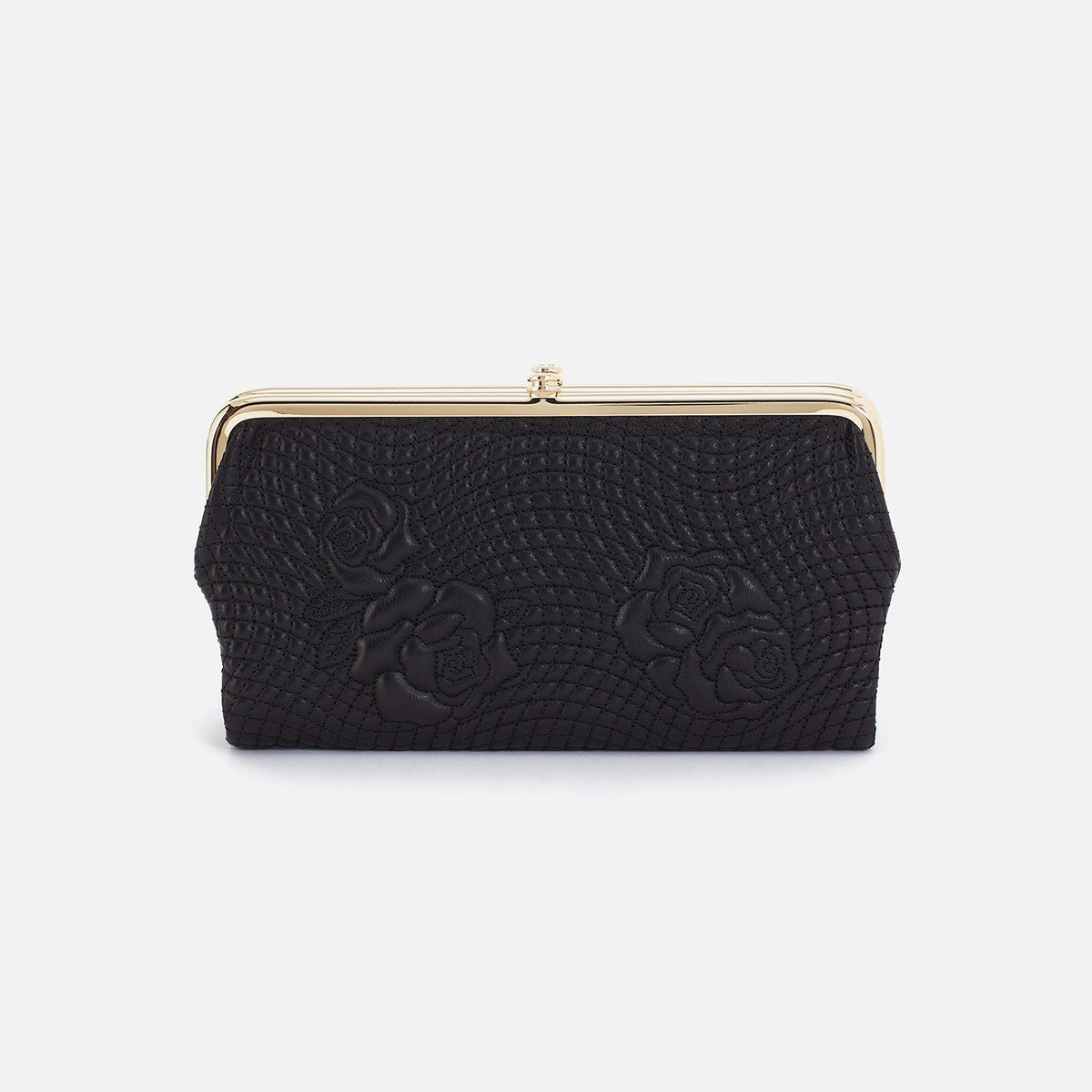 HOBO Lauren Clutch-Wallet In Smooth Leather - Black