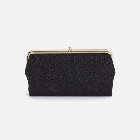 HOBO Lauren Clutch-Wallet In Smooth Leather - Black