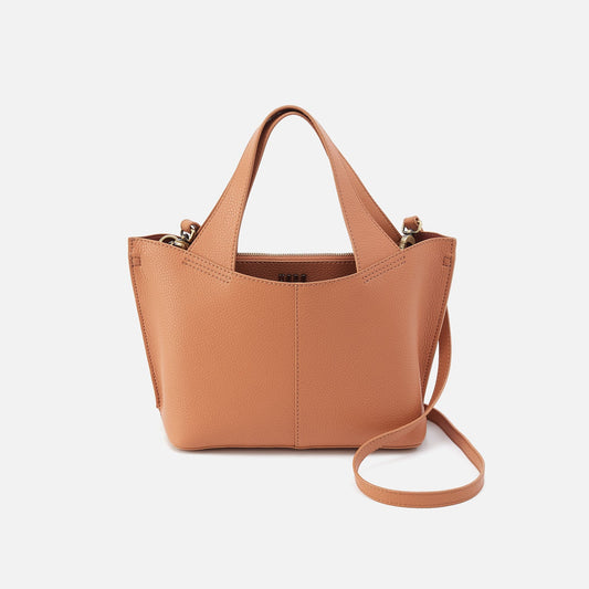 HOBO Vida Small Tote in Micro Pebbled Leather - Biscuit
