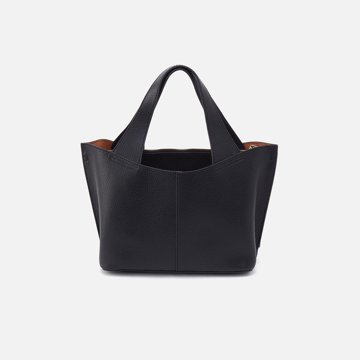 HOBO Vida Small Tote in Micro Pebbled Leather - Black