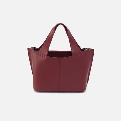 HOBO Vida Small Tote In Micro Pebbled Leather - Port
