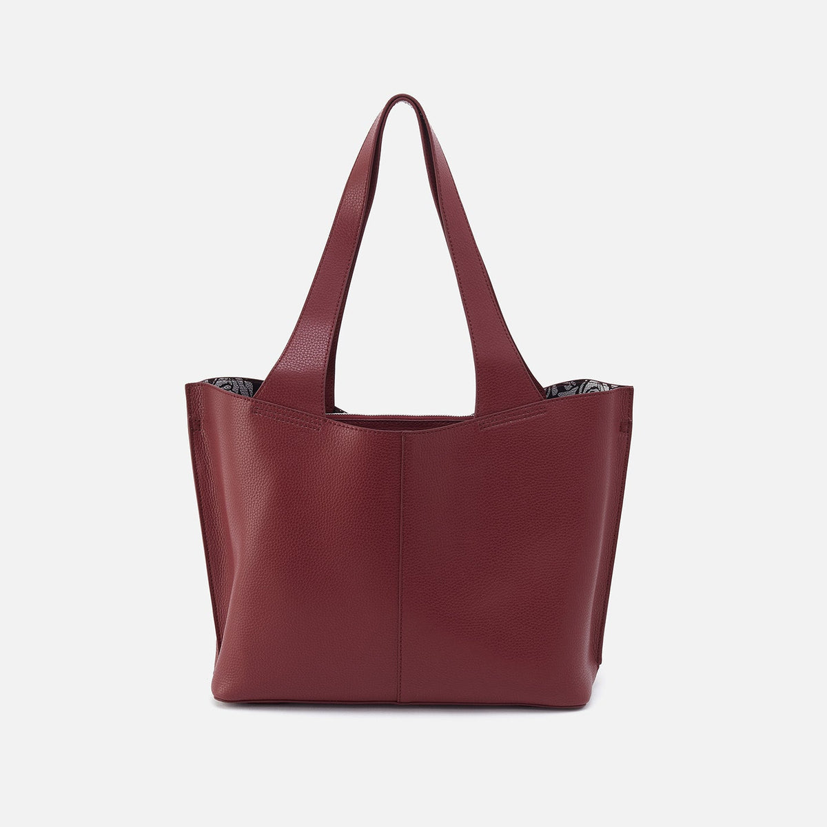 HOBO Vida Tote In Micro Pebbled Leather - Port