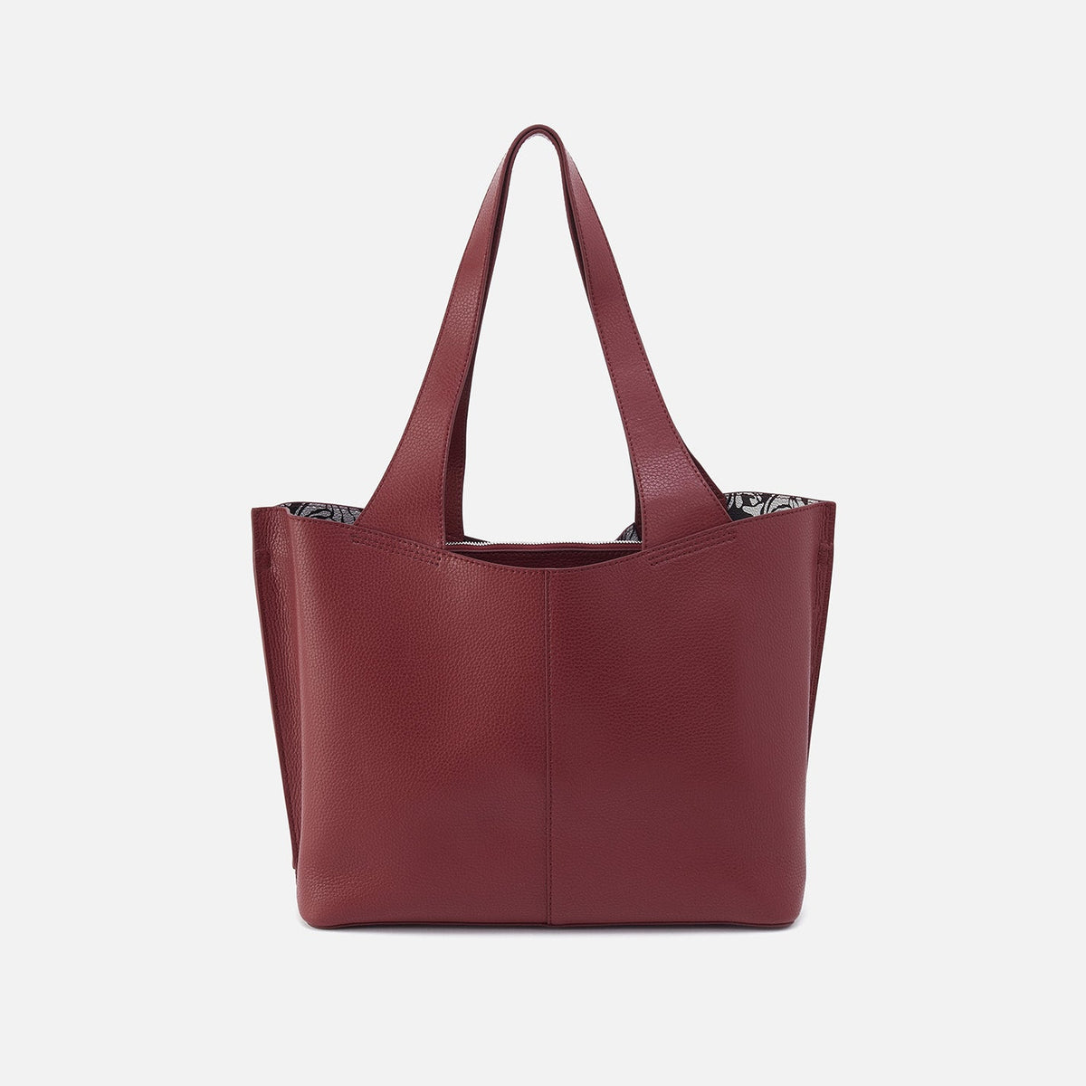 HOBO Vida Tote In Micro Pebbled Leather - Port