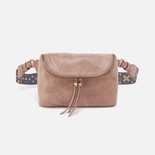 HOBO Fern Large Belt Bag In Buffed Leather - Hazel