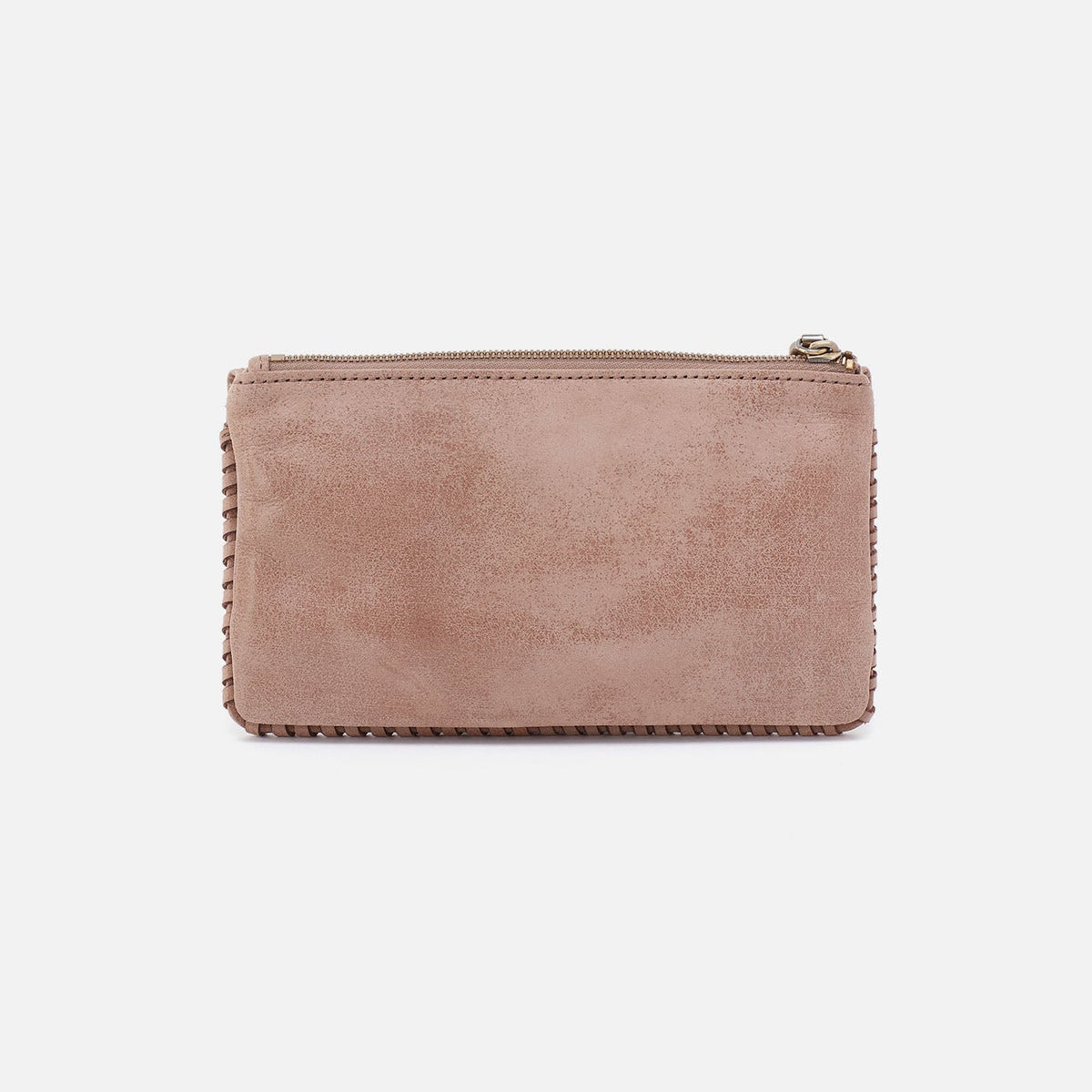 HOBO Foray Large Wallet In Buffed Leather - Hazel
