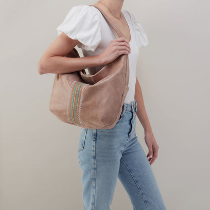 HOBO Harley Hobo In Buffed Leather - Hazel