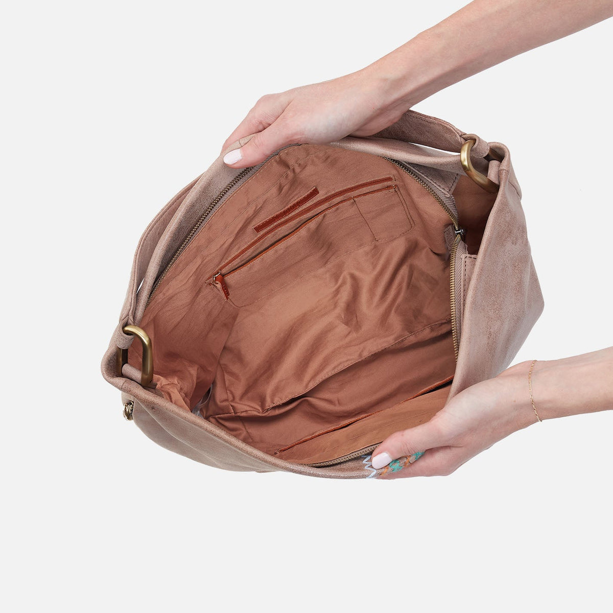 HOBO Harley Hobo In Buffed Leather - Hazel