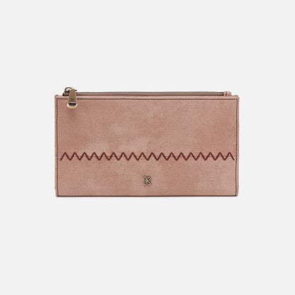 HOBO Jill Large Bifold Wallet In Buffed Leather - Hazel
